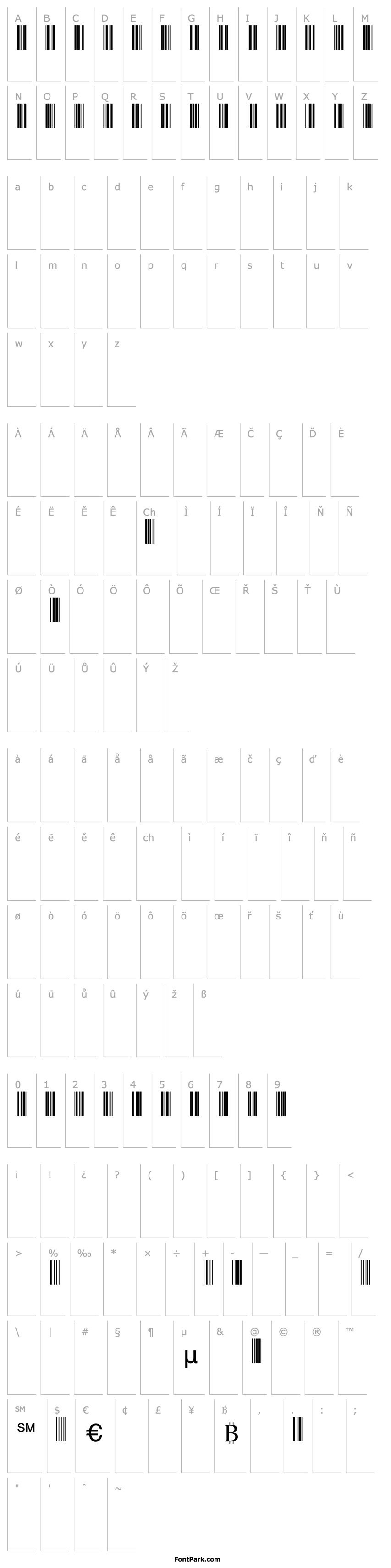 Overview Bcodes