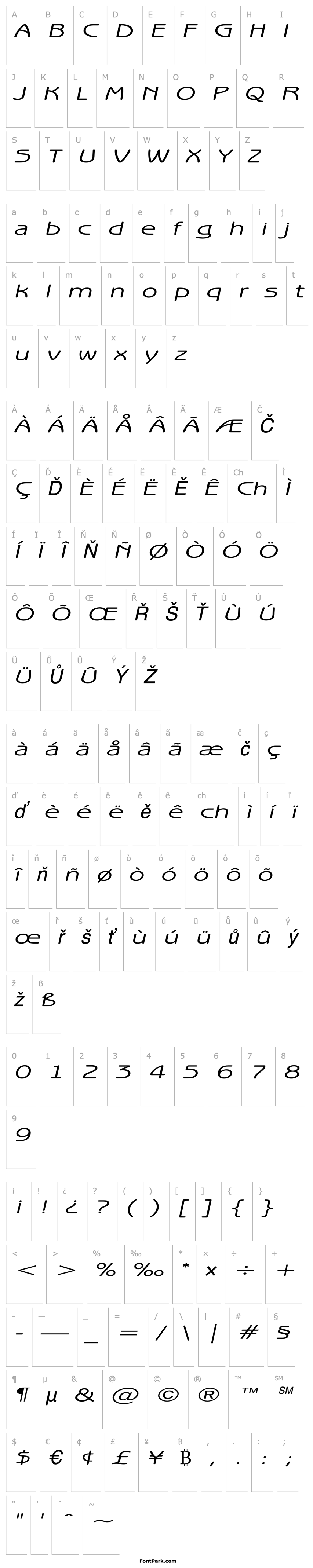 Overview Beagle Extended Italic