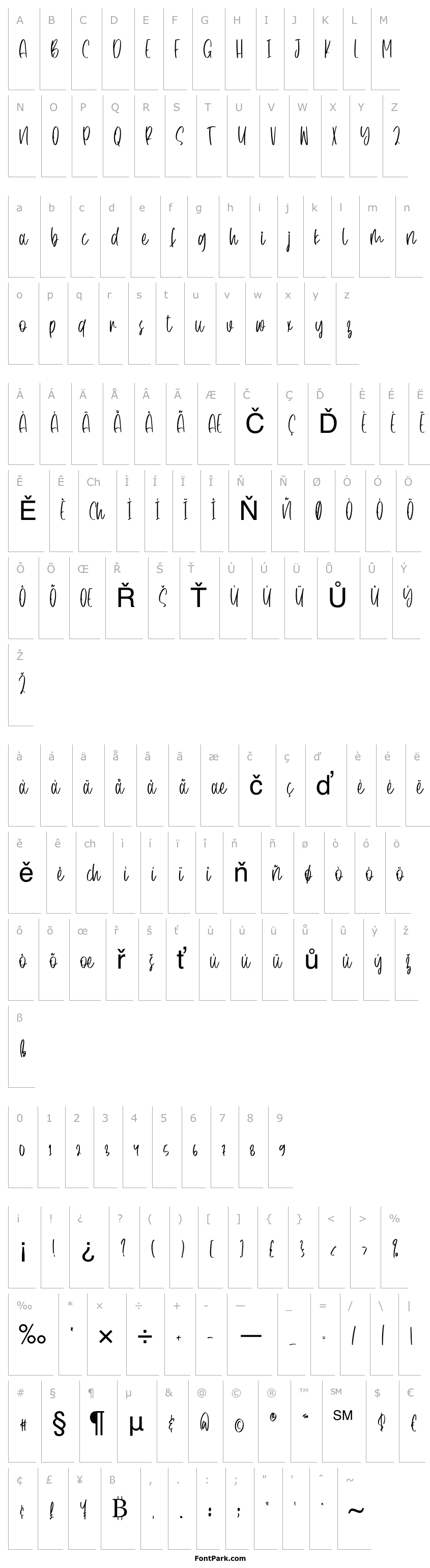 Overview Beautiful Blossoms