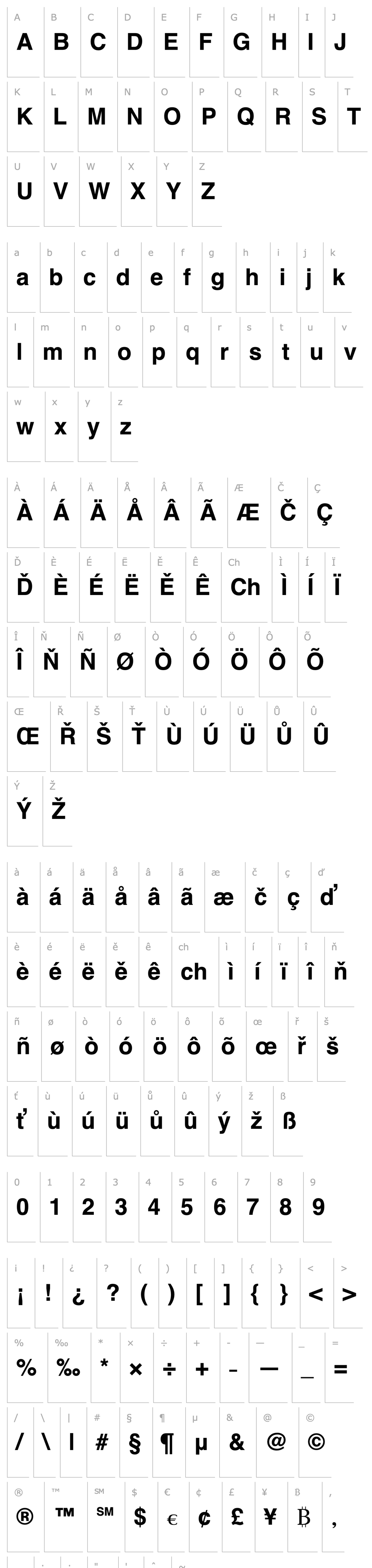 Overview Bembo-SemiboldExpert