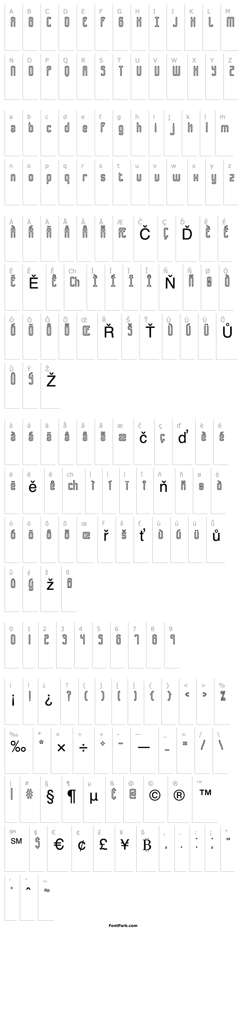 Overview Bend 2 Squares OL1 BRK