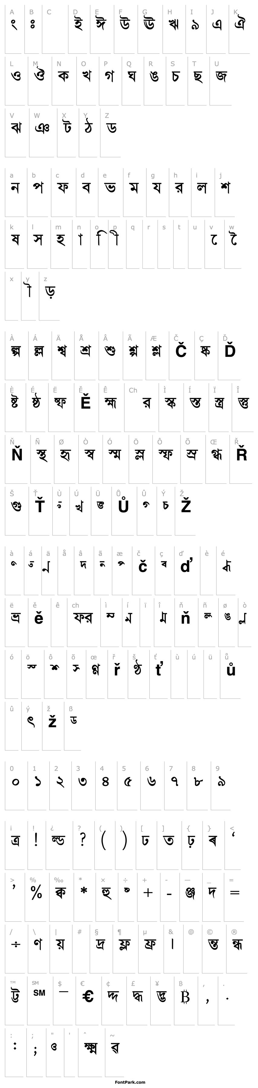 Overview BengaliDhakaSSK Bold