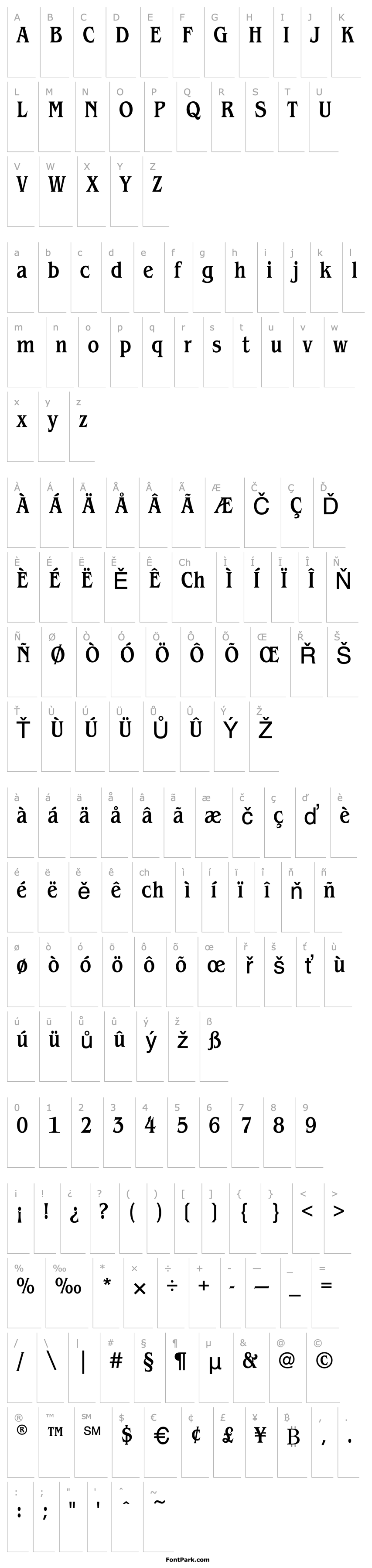 Overview BenguiatEF-MediumCondensed