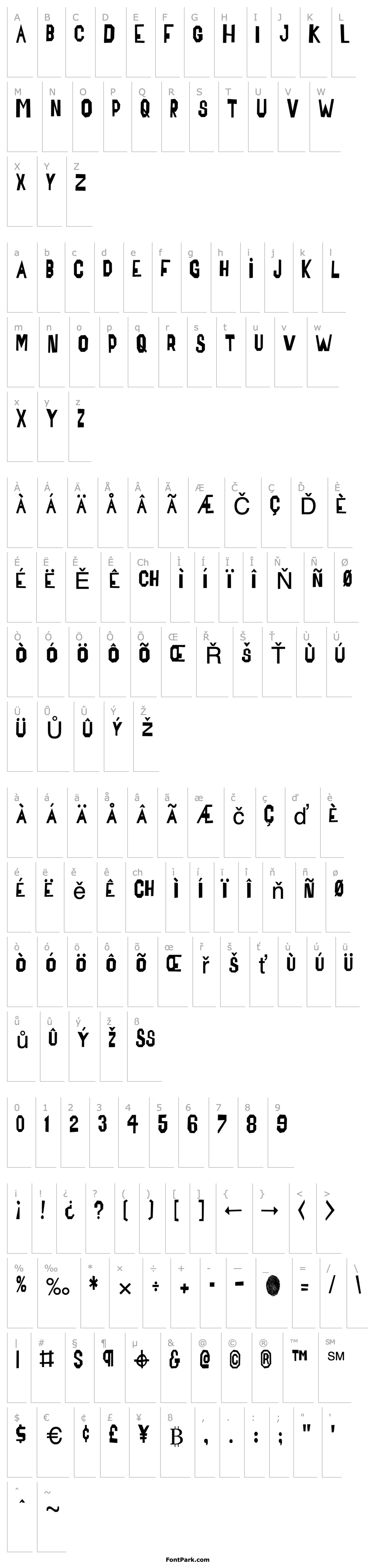 Přehled Bensfolk Condensed