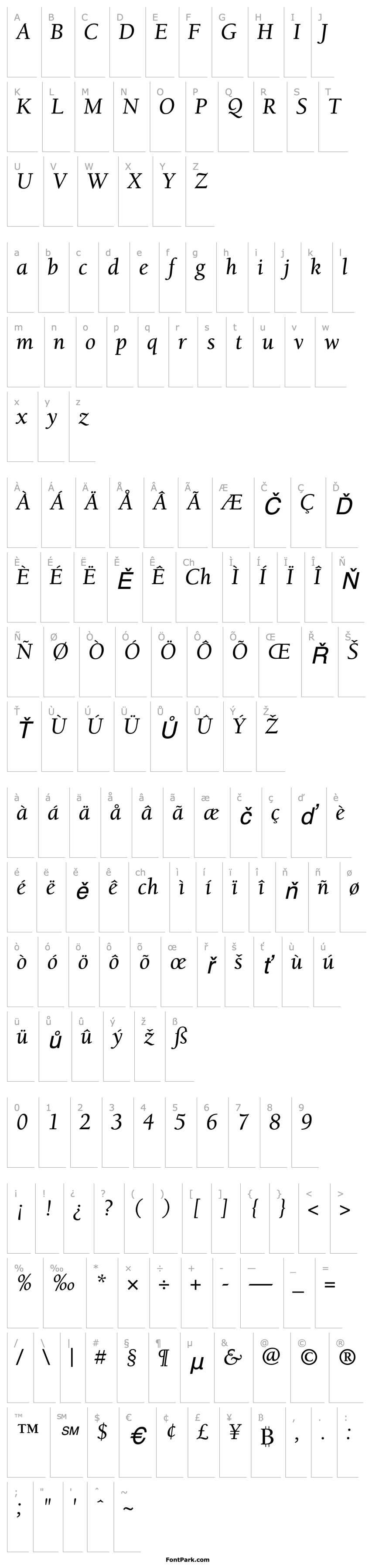 Overview Berkeley Retrospective SSi Italic