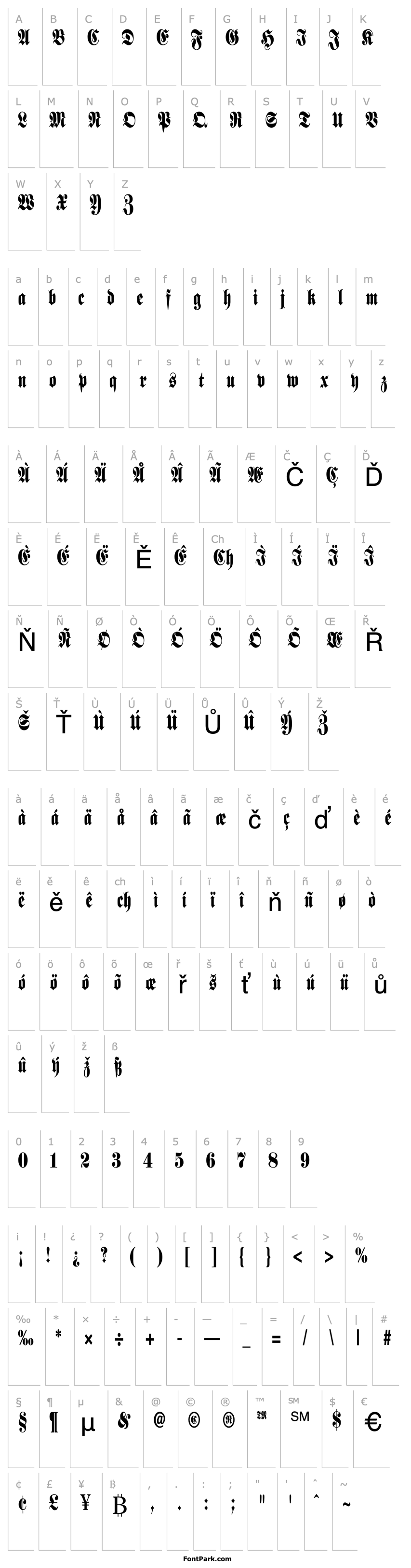 Overview Berliner Condensed