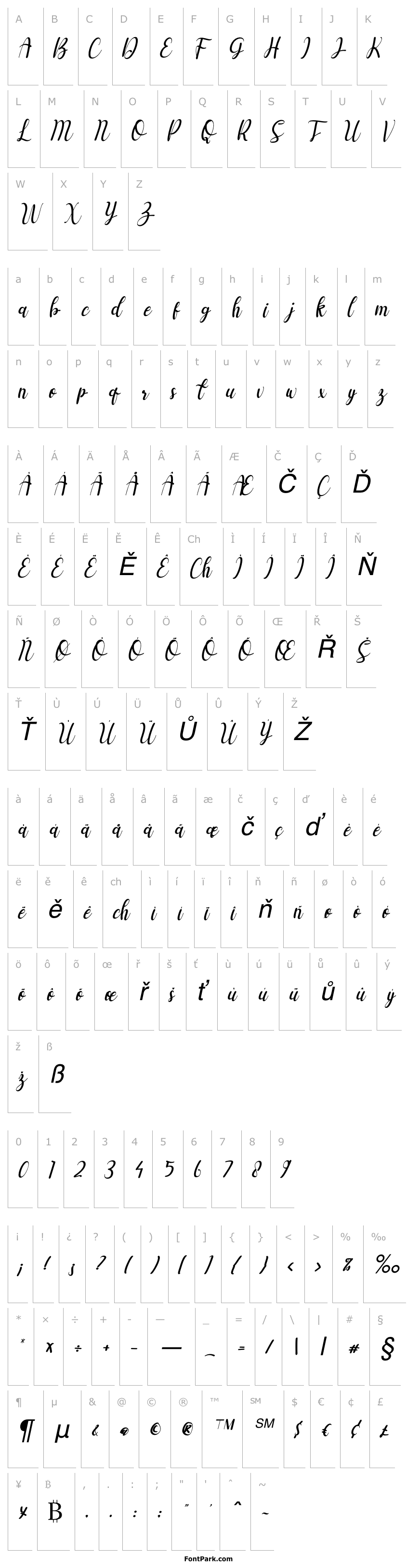 Overview Berlysa Italic