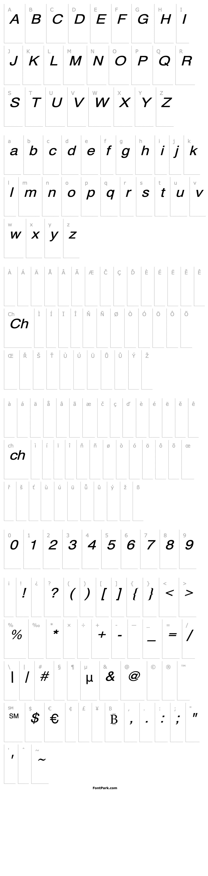 Přehled Bern Expanded Oblique  3