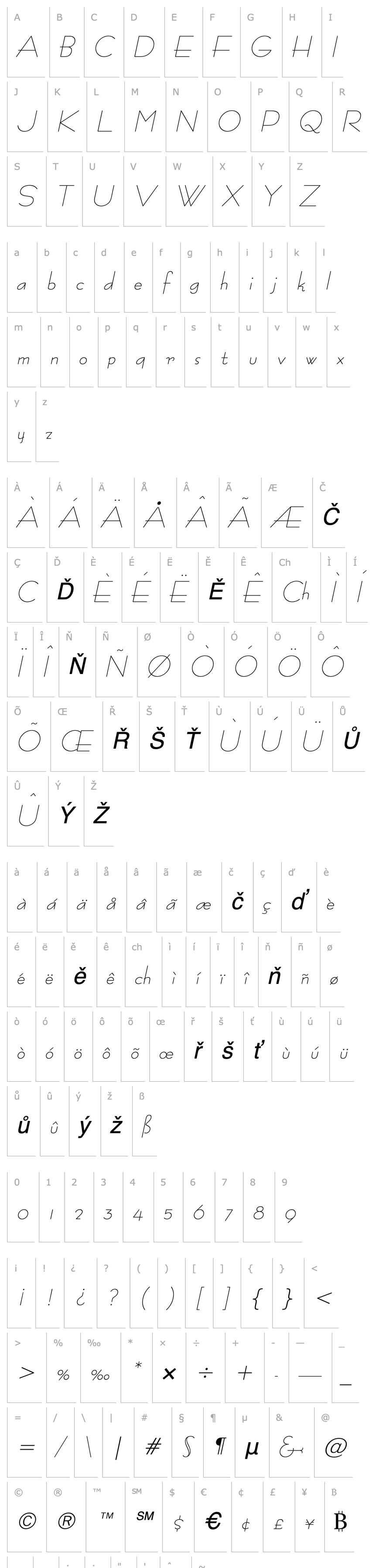 Overview Bernie Italic