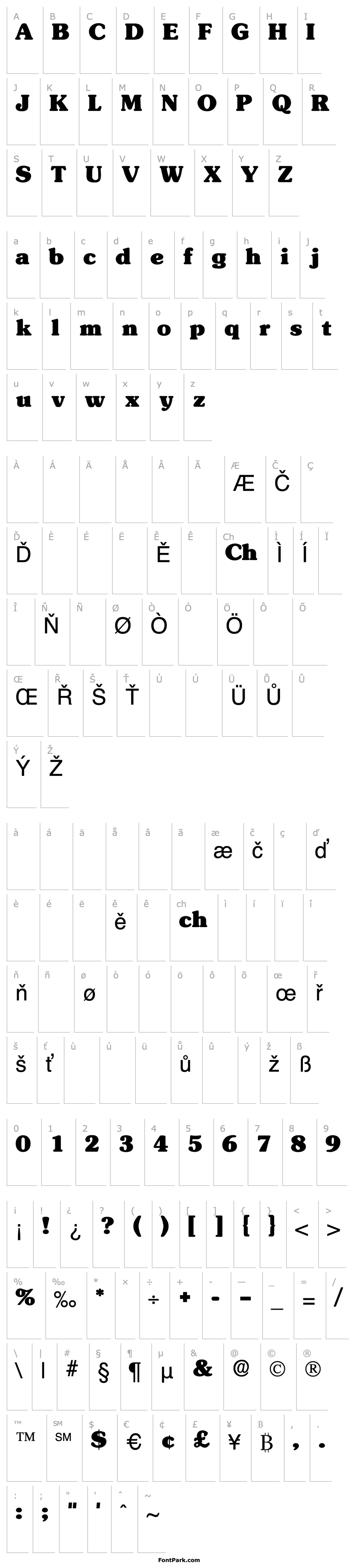 Přehled BerraDisplaySSK Regular