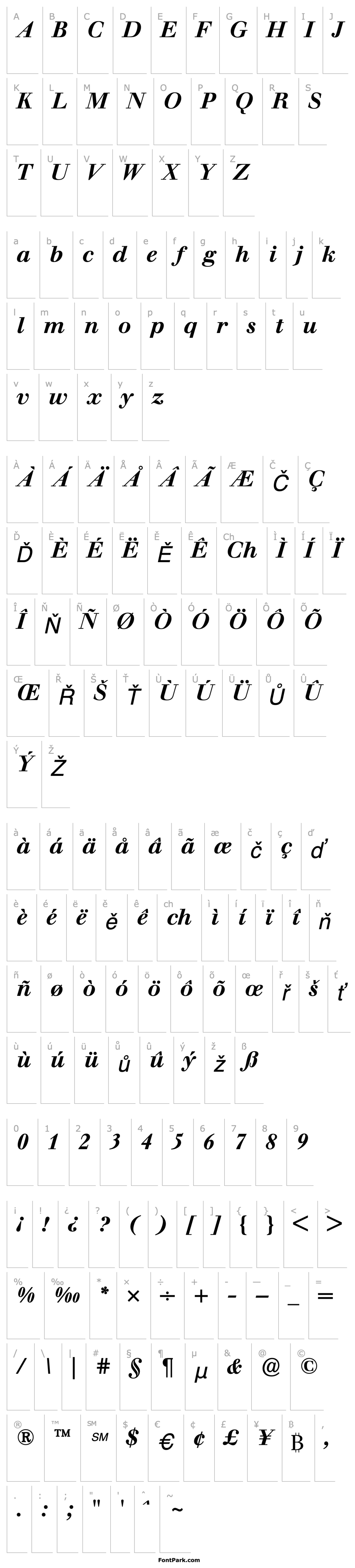 Overview BertholdWalbaumMedium-Book Italic