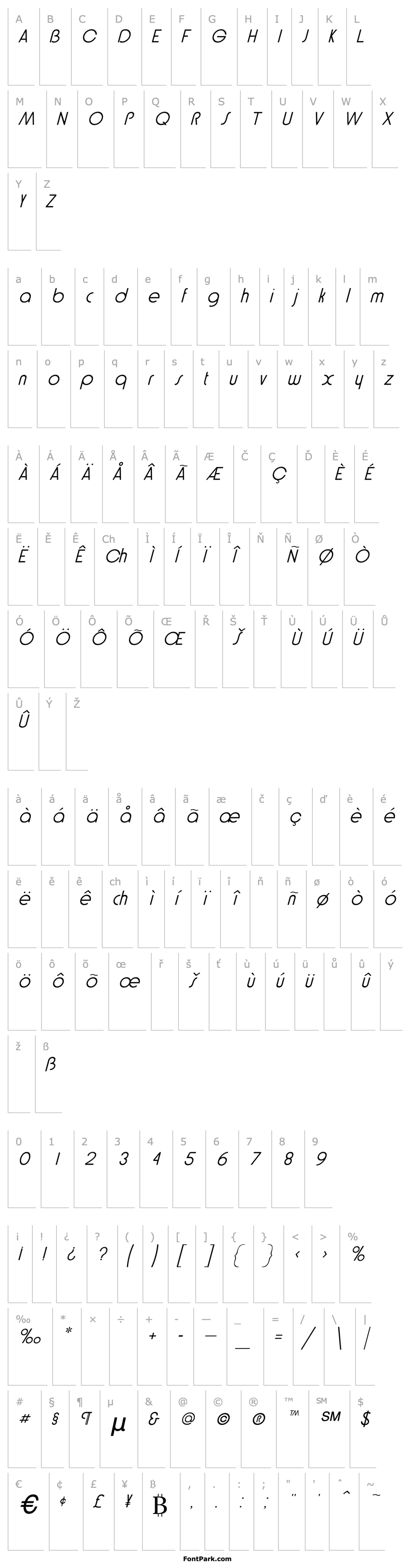 Overview Bethel Italic