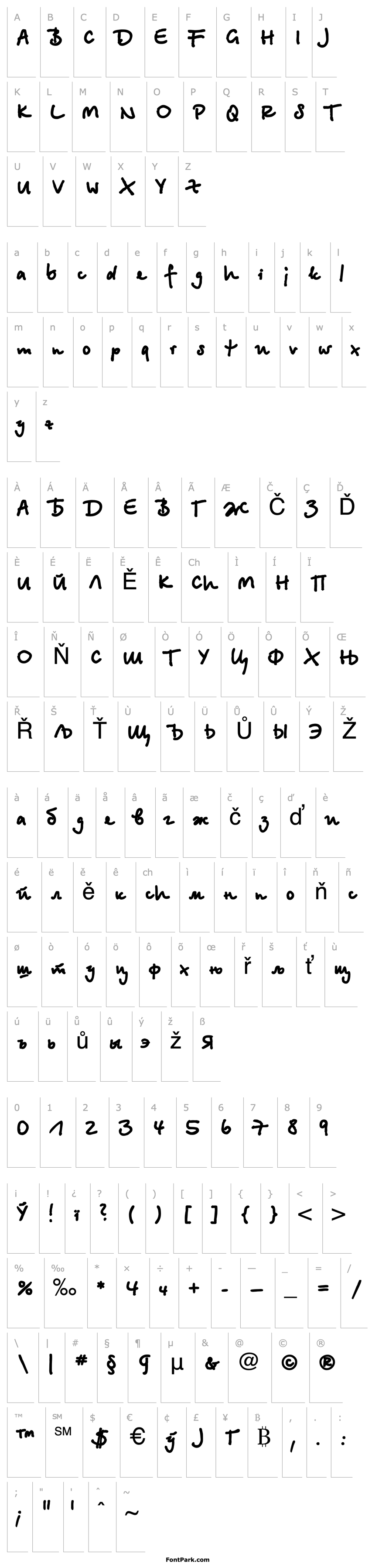 Overview BetinaScriptExtraCTT