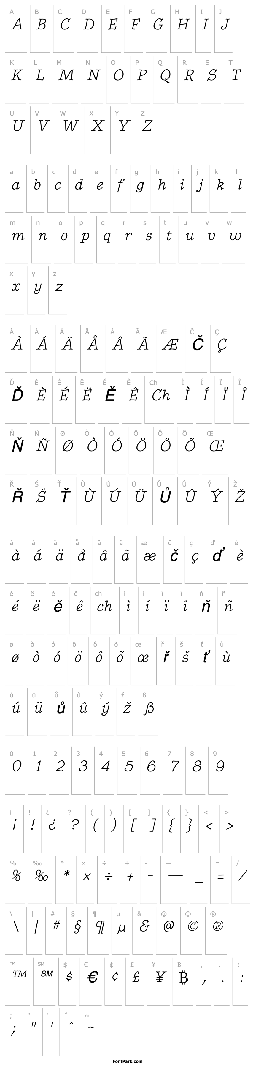 Overview BetterKamp Italic