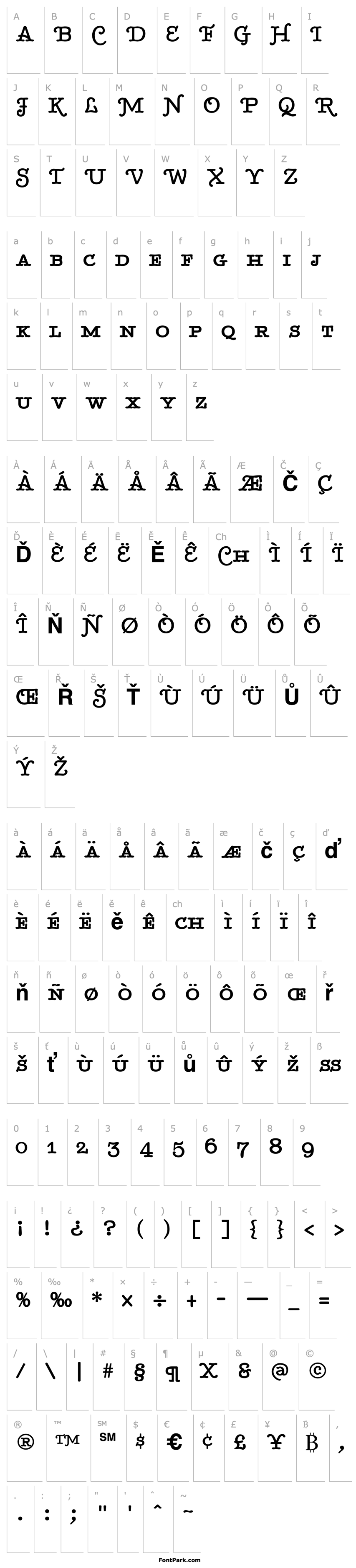 Overview BetterTypeRiteSpec Bold