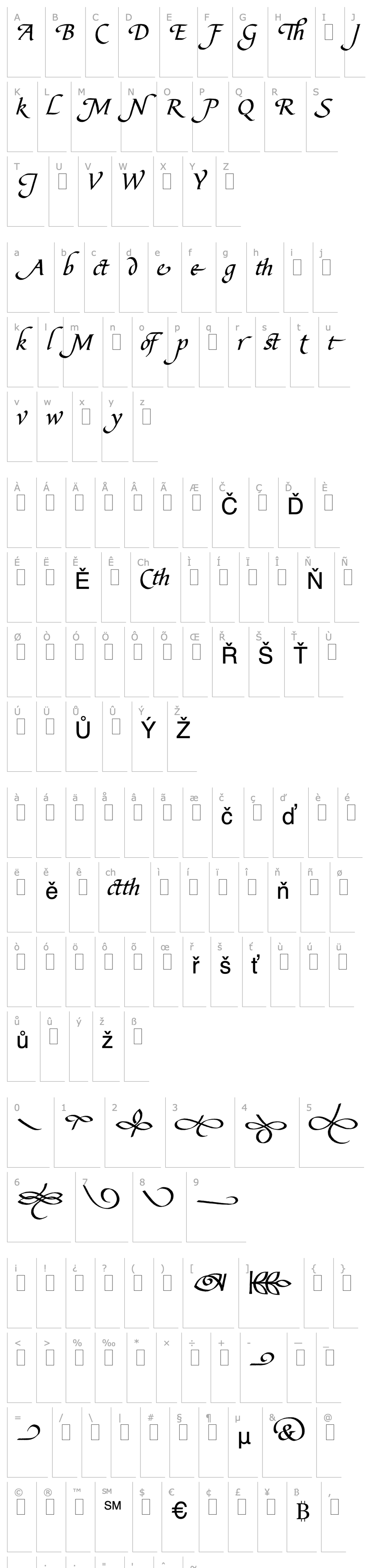 Overview Bible Script Flourishes LET Plain:1.0