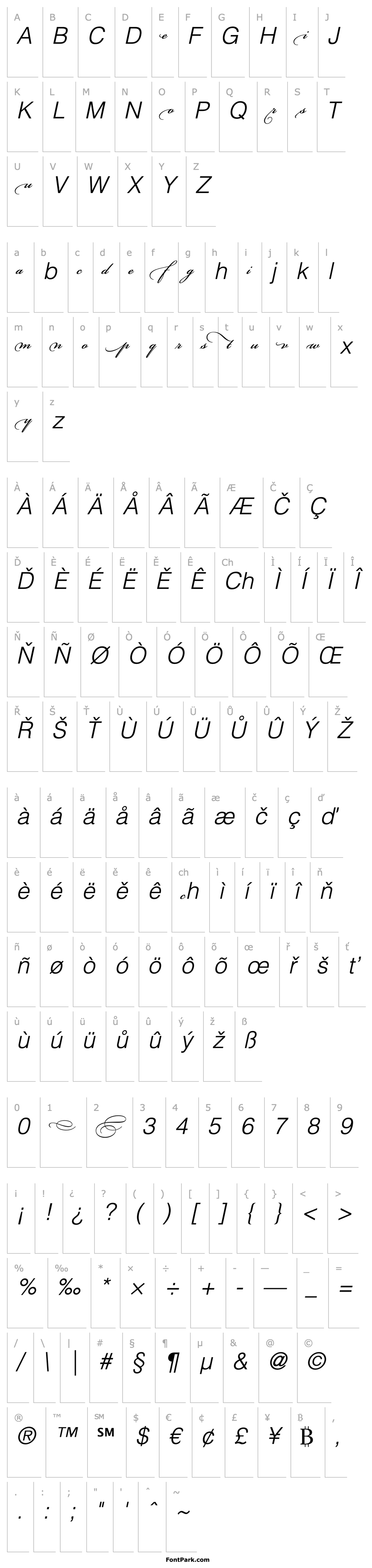 Overview Bickham Script Beginnings