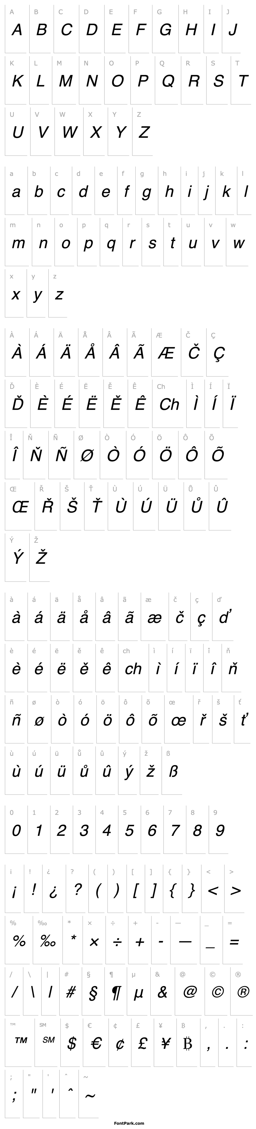 Přehled BickhamScriptCaps SwCaps