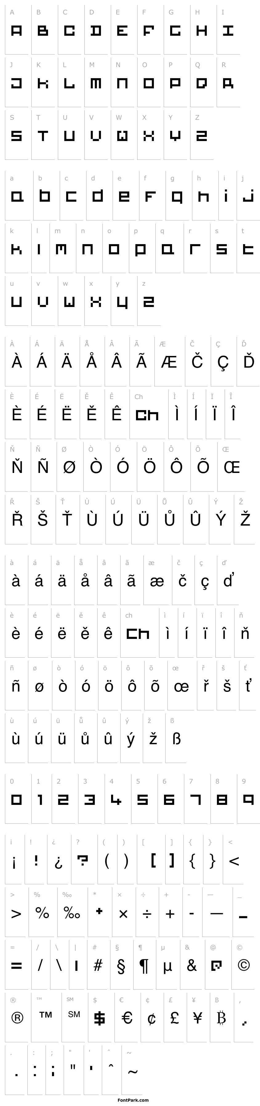 Přehled BIGBLOCKS Regular