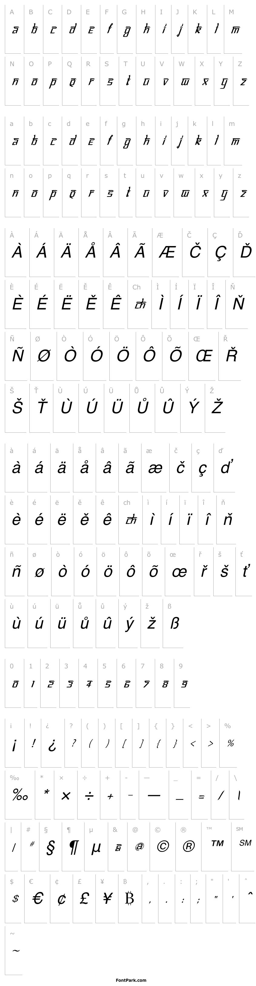 Overview Bitling lipika Italic