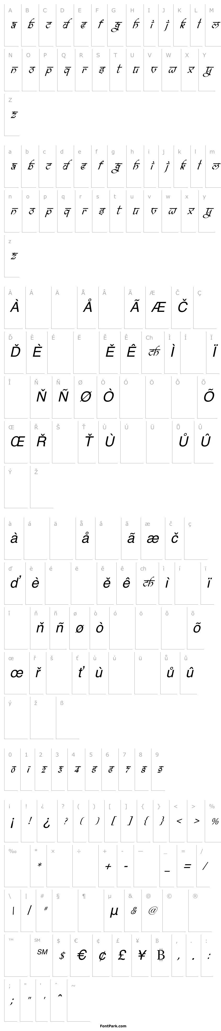 Přehled bitling ravish Italic