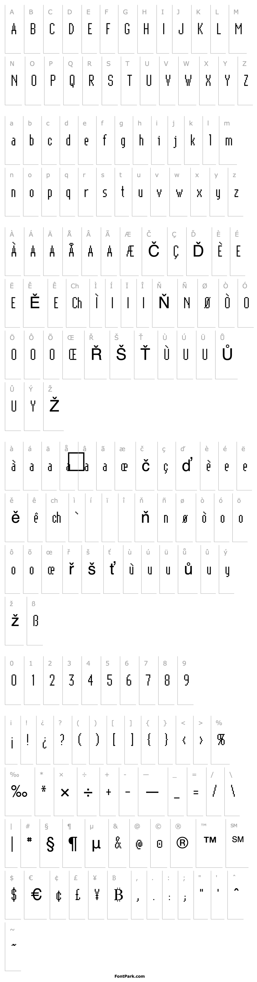 Overview Bitmap Elite Regular