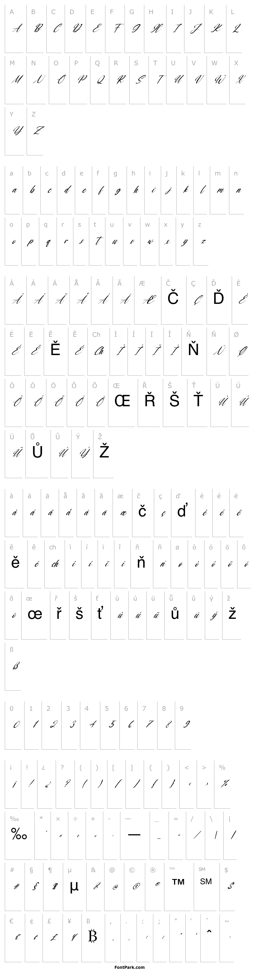 Přehled Black Pearl Italic