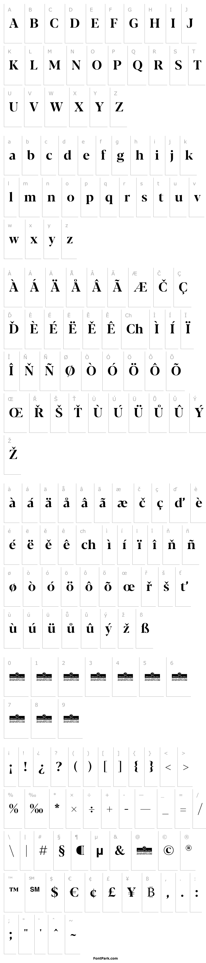 Přehled Blacker Display Bold