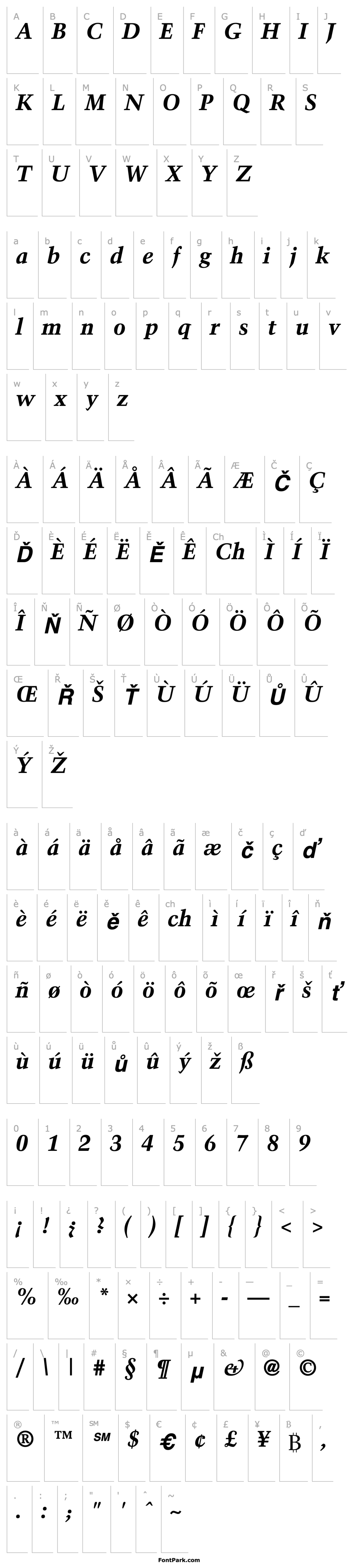 Overview Blackford SSi Bold Italic