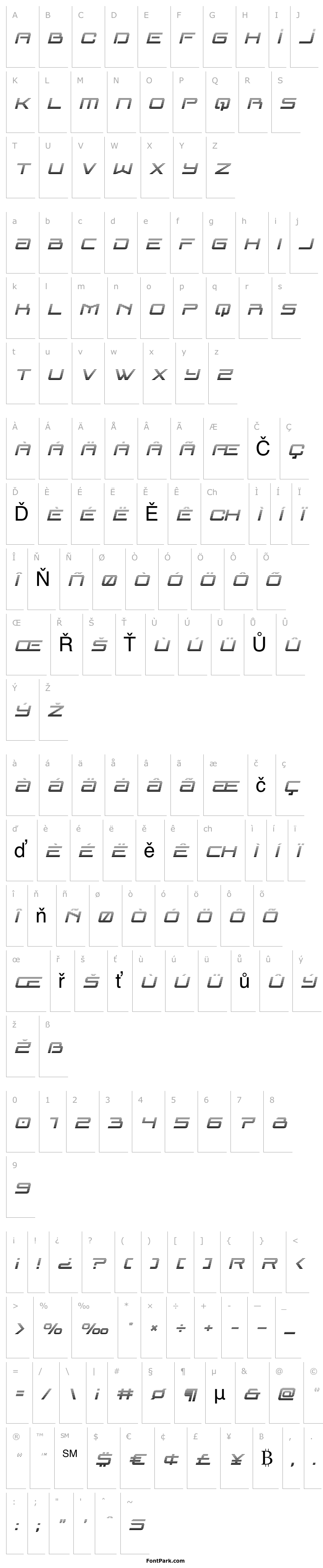 Přehled Blade Singer Gradient Italic