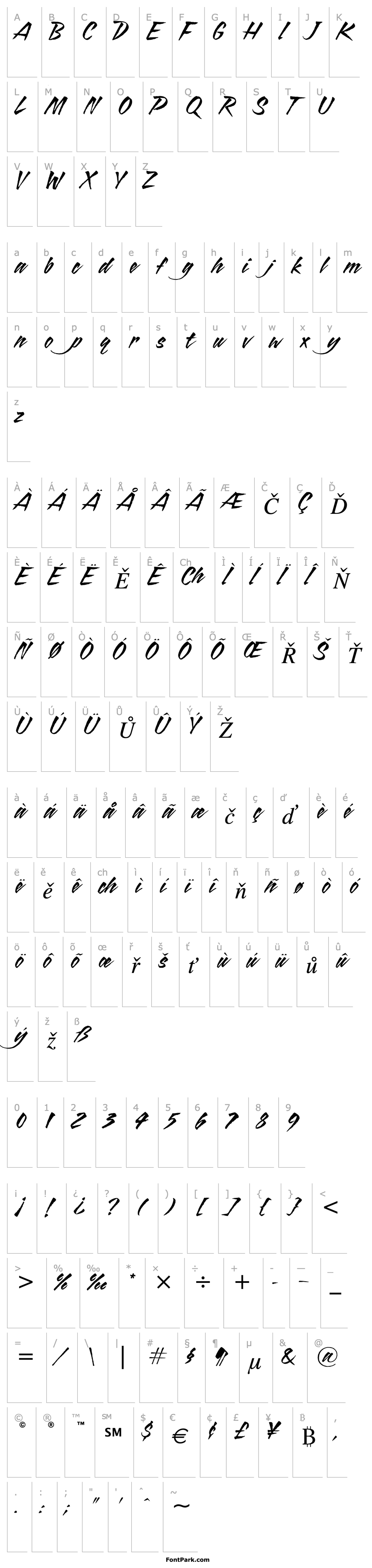 Overview Blaze ITC Italic