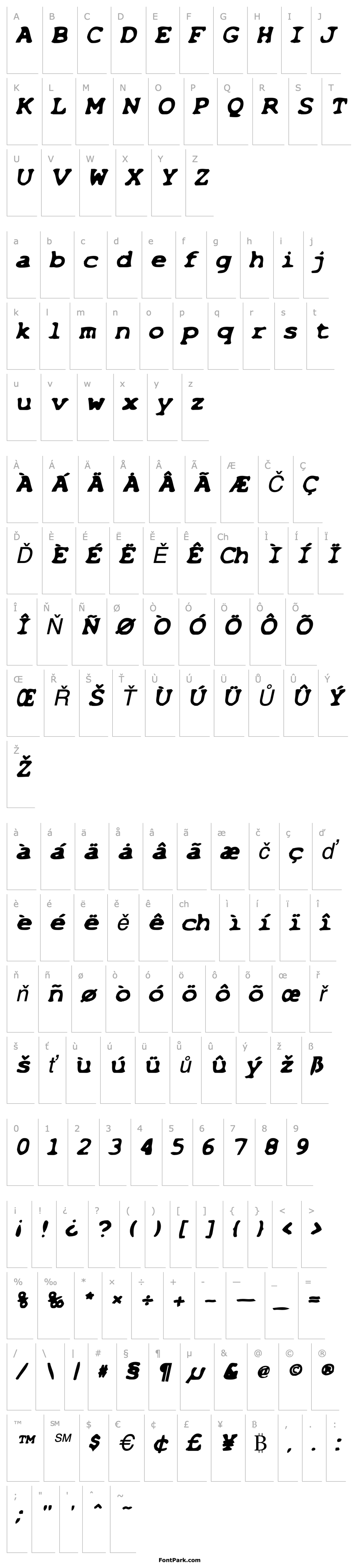 Overview BleachedHeavy  Italic