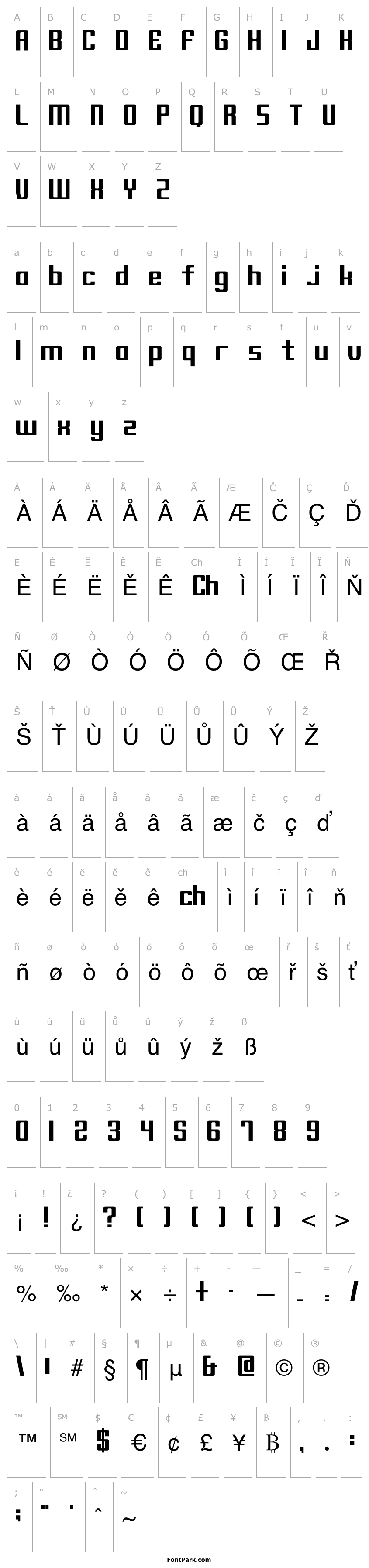 Overview Block C17 Bold