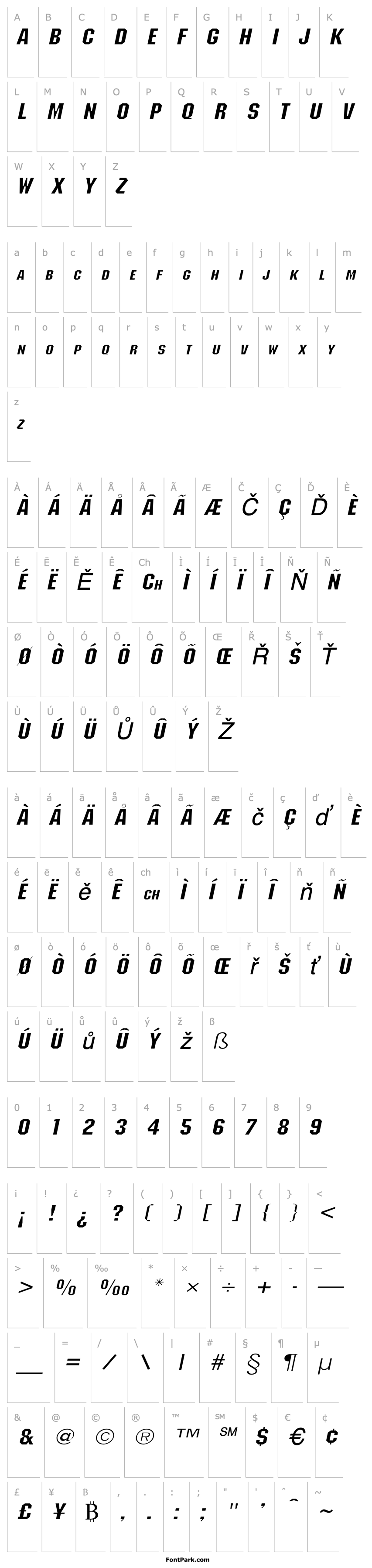 Overview Block Wide Italic