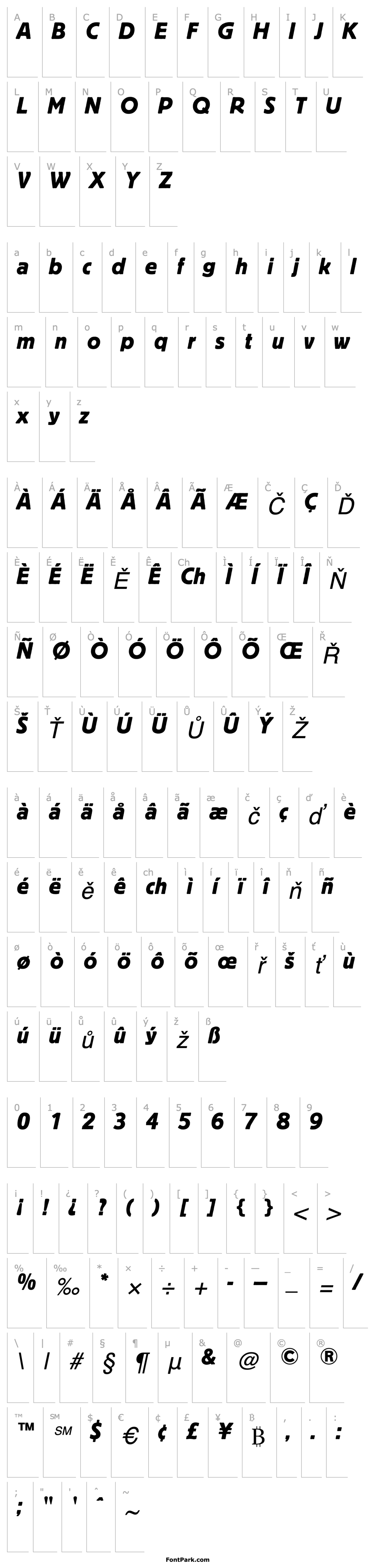 Přehled BlockBerthold-Italic