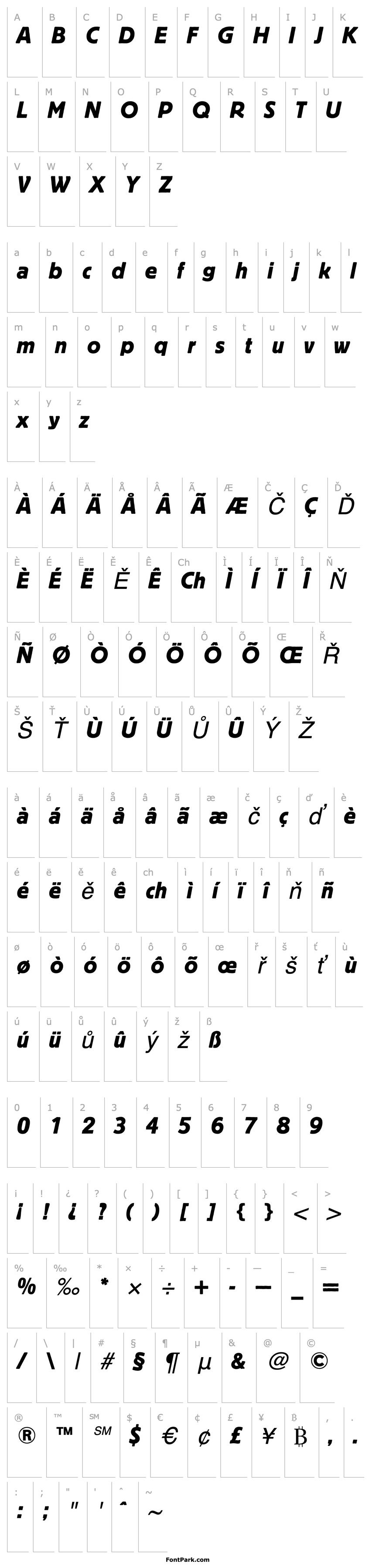 Přehled BlockBertholdBQ-Italic