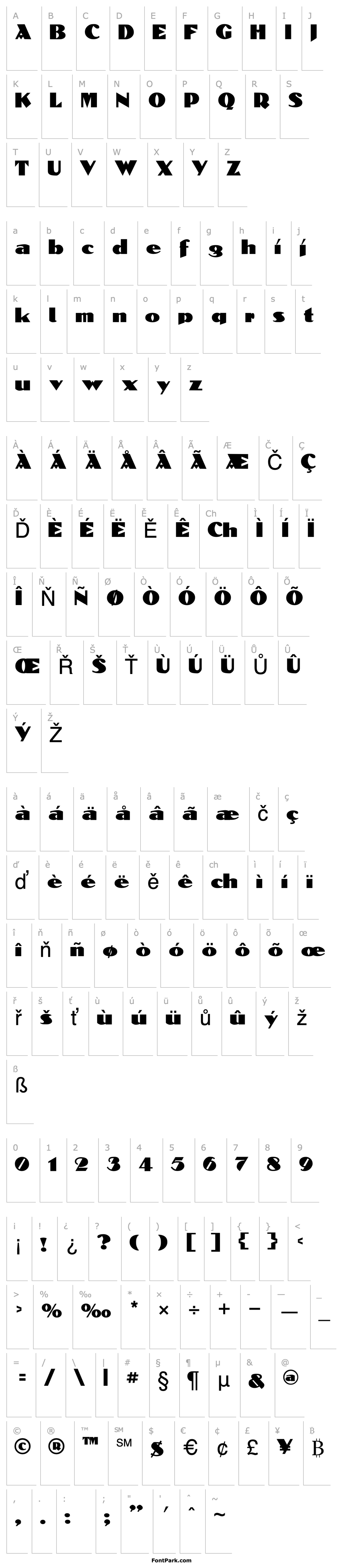 Overview BlockCalligraphy  Normal