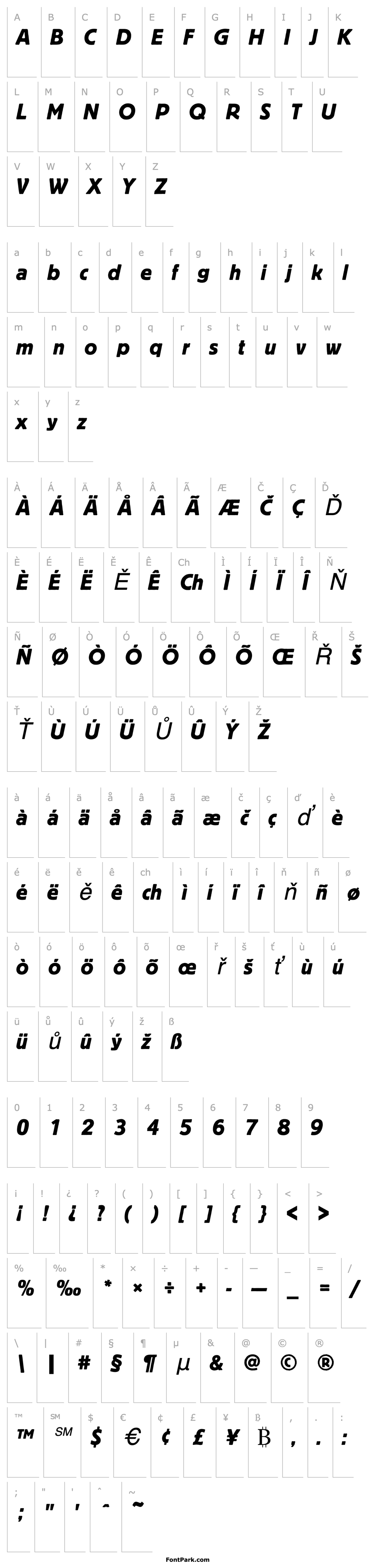 Overview BlockTReg Italic