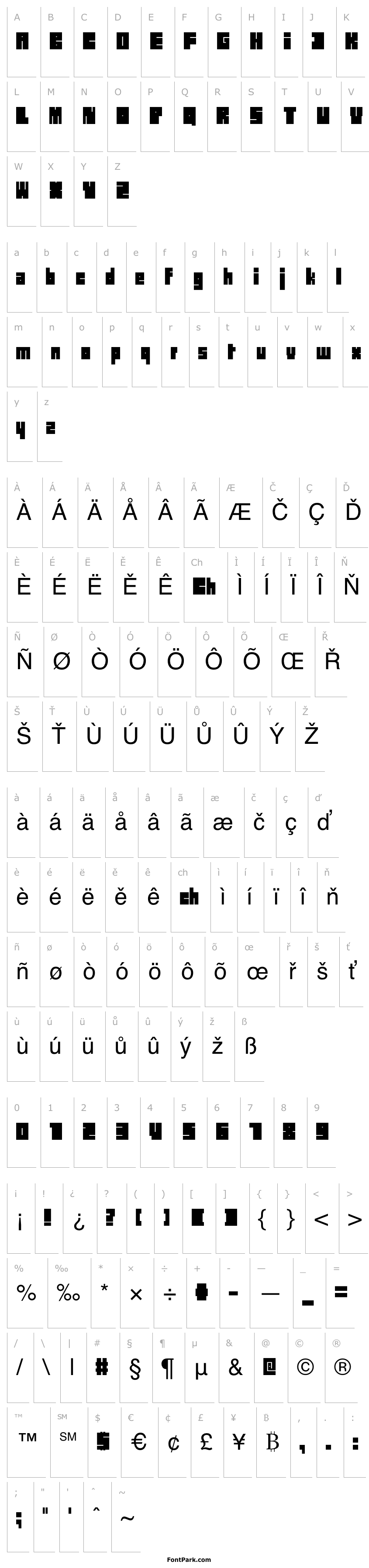 Overview BLOKRegular