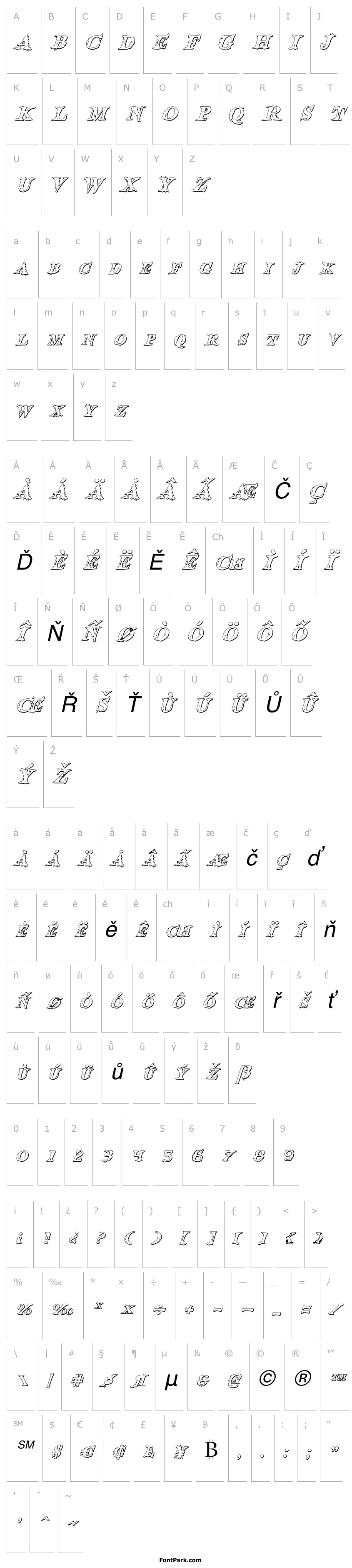 Overview Blood Crow Shadow Italic