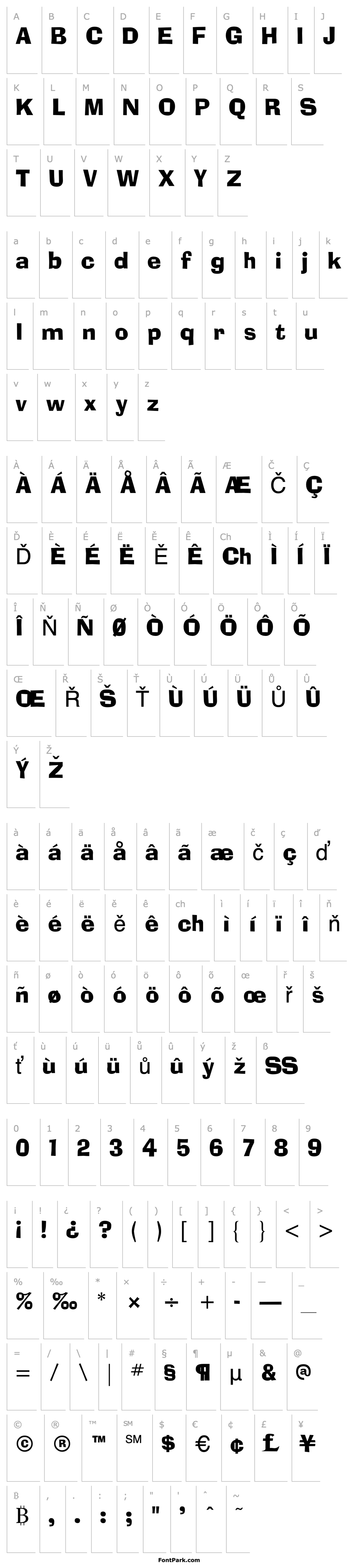 Přehled Blox Condensed