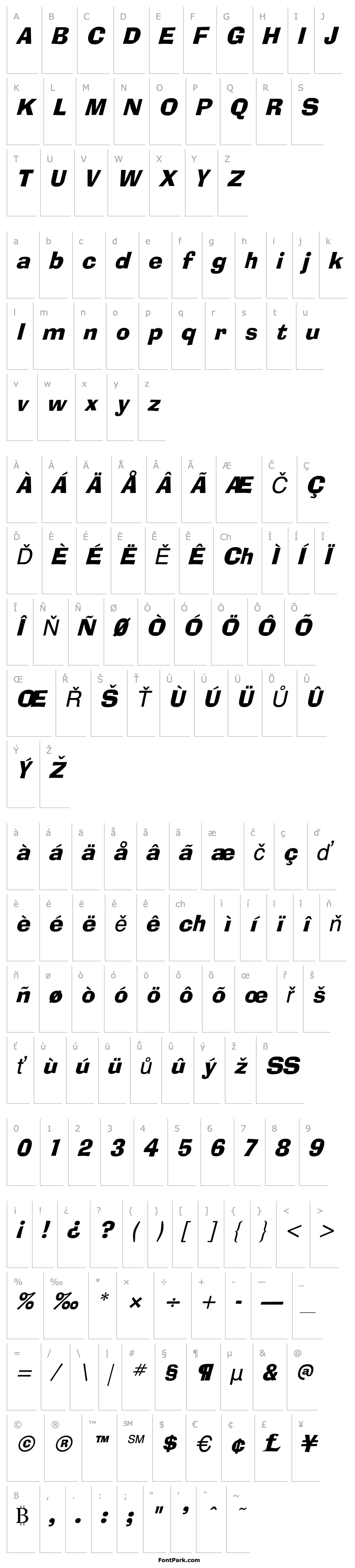 Přehled Blox Italic