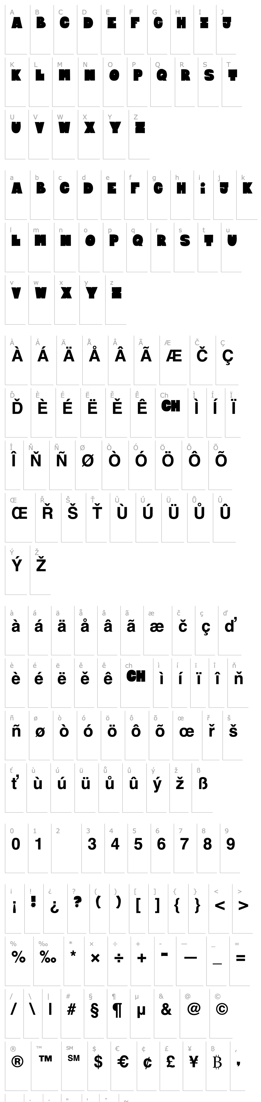 Overview Bloxxxx    ExtraBold