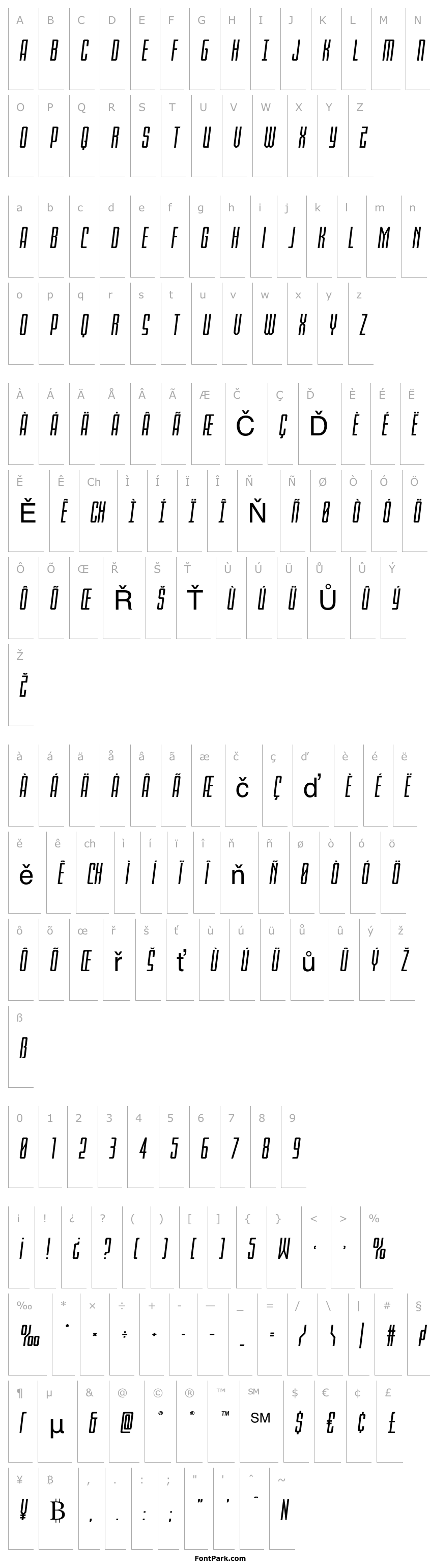 Overview Blue Cobra Expanded Semi-Ital