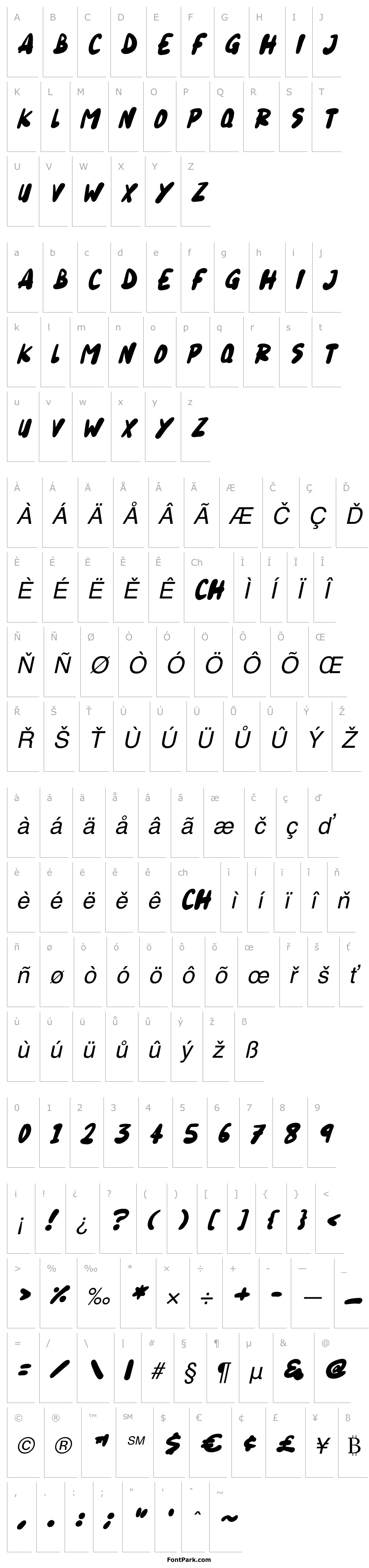 Overview Blueberry Italic