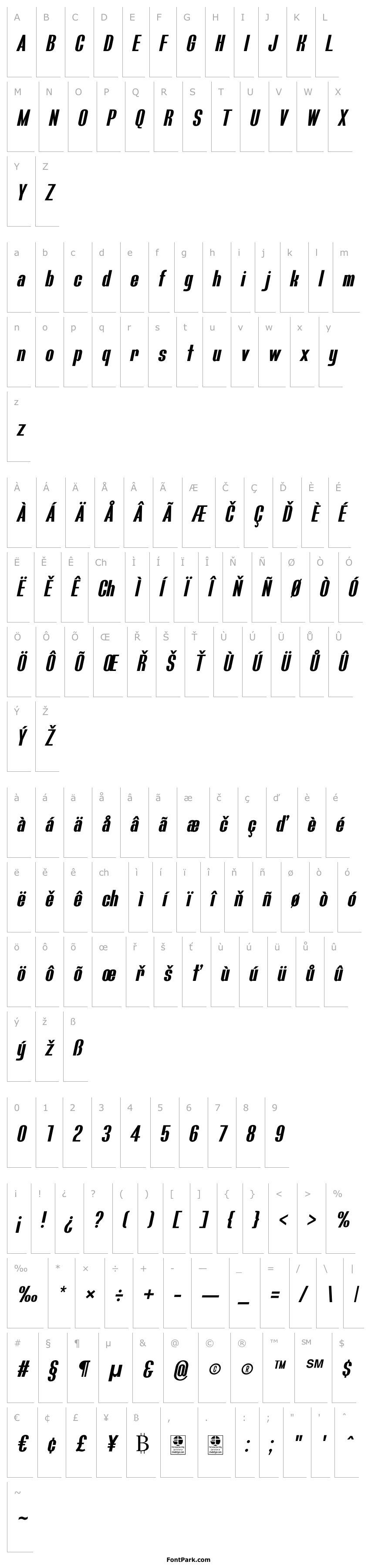 Overview Bluefish Demo Bold Italic