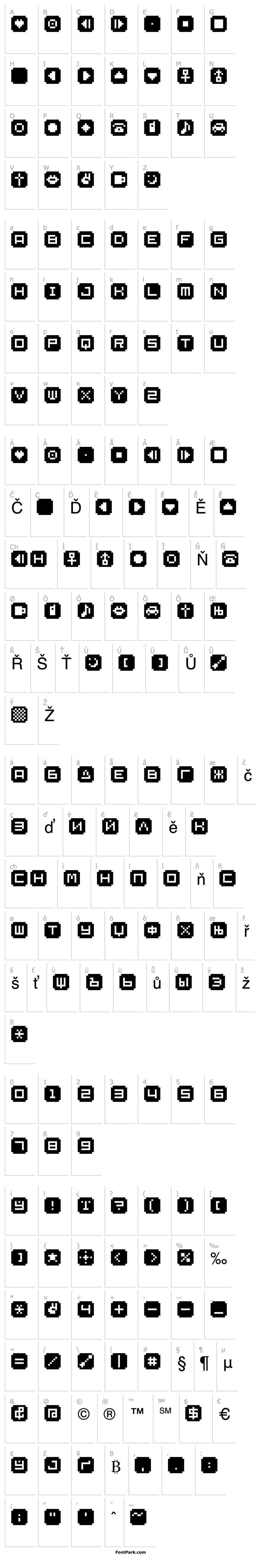 Přehled BM stamp Cyr Normal