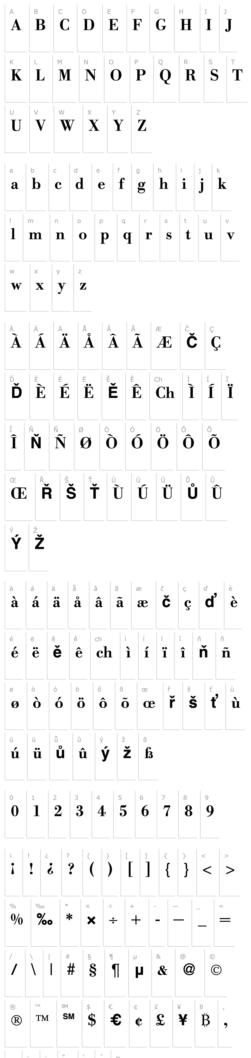 Overview BodinSmall Bold