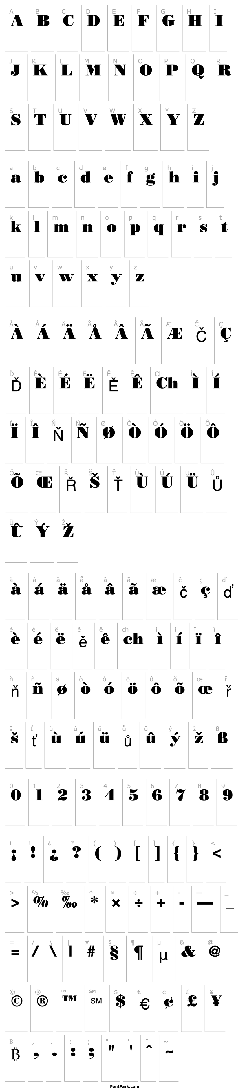 Overview Bodoni Poster SSi