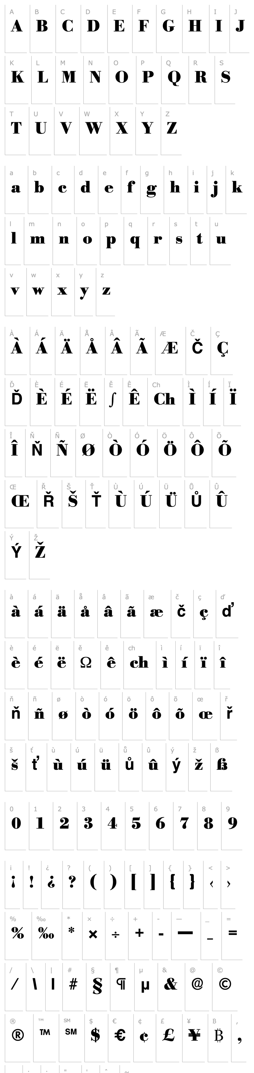 Overview Bodoni-Serial-Heavy-Regular